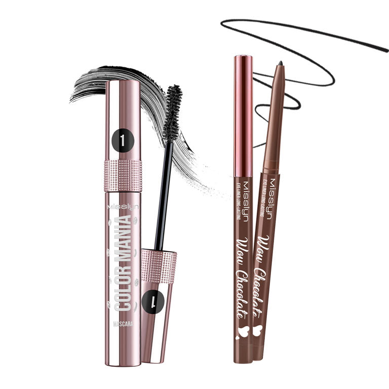 COLOR MANIA MASCARA & CHOCOLATE EYE LINER SET