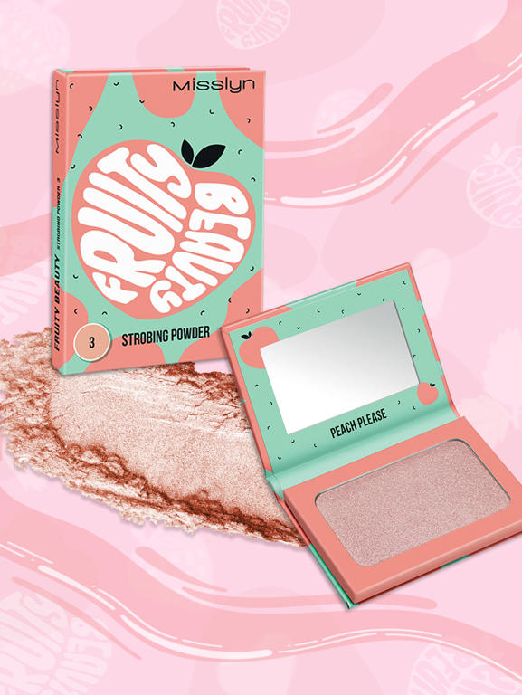 FRUITY BEAUTY STROBING POWDER & TROPICAL TAN BRONZING AND CONTOURING POWDER & POWDER BLUSH SET