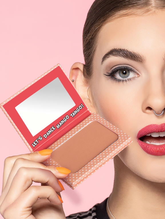 treat me SWEET POWDER BLUSH & PRETTY MERMAID RAINBOW HIGHLIGHTER & BEACH PLEASE! BRONZING & CONTOURING POWDER SET