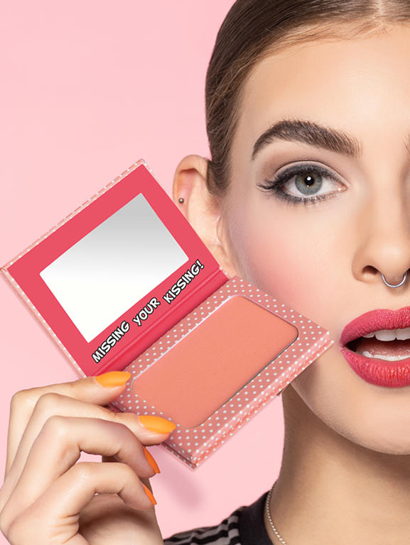 treat me SWEET POWDER BLUSH & PRETTY MERMAID RAINBOW HIGHLIGHTER & BEACH PLEASE! BRONZING & CONTOURING POWDER SET