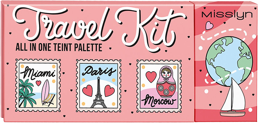 KIT DA VIAGGIO TUTTO IN UNA TAVOLOZZA TEINT