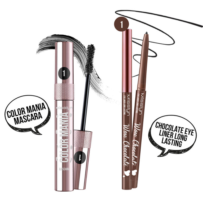 COLOR MANIA MASCARA & CHOCOLATE EYE LINER SET