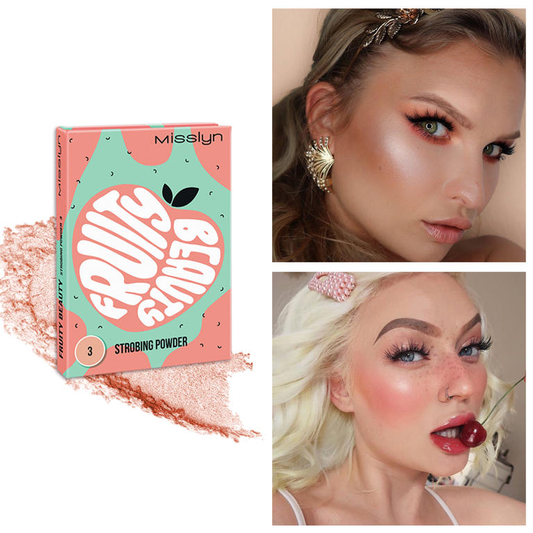 FRUITY BEAUTY STROBING POWDER & TROPICAL TAN BRONZING AND CONTOURING POWDER SET