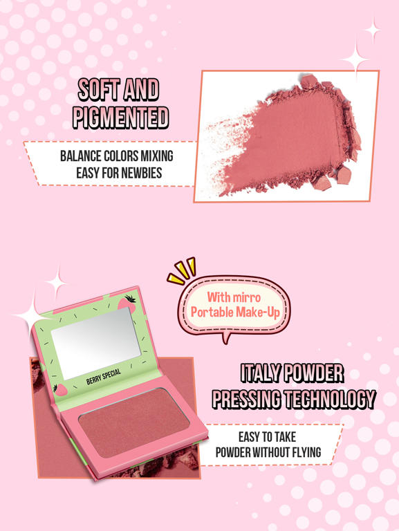 FRUITY BEAUTY STROBING POWDER & TROPICAL TAN BRONZING AND CONTOURING POWDER & POWDER BLUSH SET