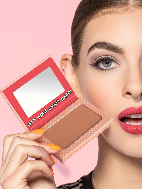 treat me SWEET POWDER BLUSH & PRETTY MERMAID RAINBOW HIGHLIGHTER & BEACH PLEASE! BRONZING & CONTOURING POWDER SET