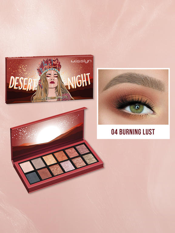 PALETTE DI OMBRETTI METALLIZZATI DESERT NIGHT
