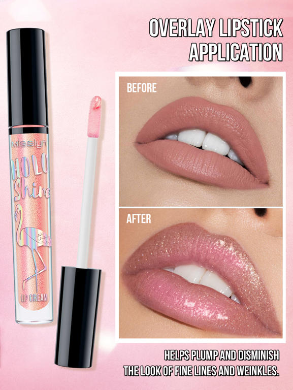 HOLO SHINE LIP CREAM  & TIRAMISU LATTE LIP BALM SET