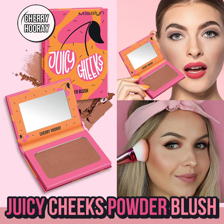 FRUITY BEAUTY STROBING POWDER & TROPICAL TAN BRONZING AND CONTOURING POWDER & POWDER BLUSH SET