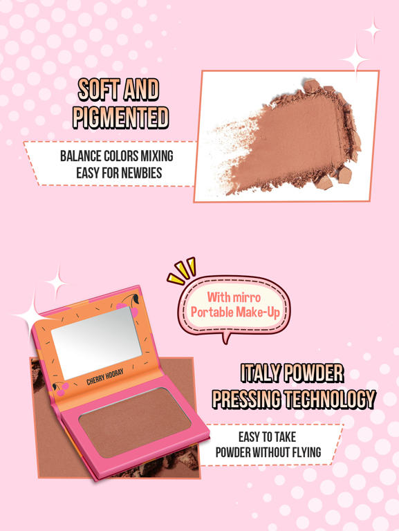 FRUITY BEAUTY STROBING POWDER & TROPICAL TAN BRONZING AND CONTOURING POWDER & POWDER BLUSH SET