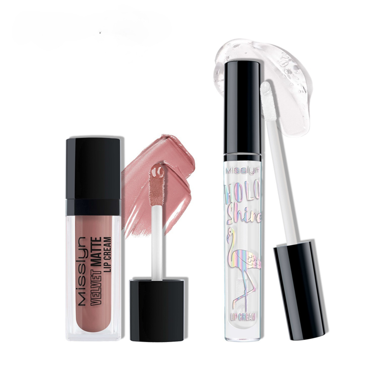 HOLO SHINE LIP CREAM & VELVET MATTE LIP CREAM SET