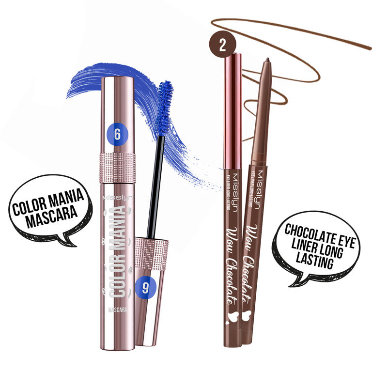 COLOR MANIA MASCARA & CHOCOLATE EYE LINER SET