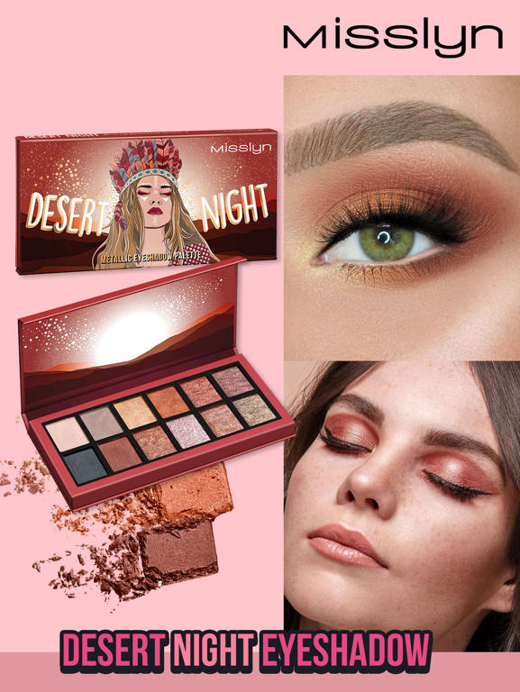 PALETTE DI OMBRETTI METALLIZZATI DESERT NIGHT