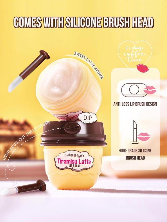 HOLO SHINE LIP CREAM  & TIRAMISU LATTE LIP BALM SET