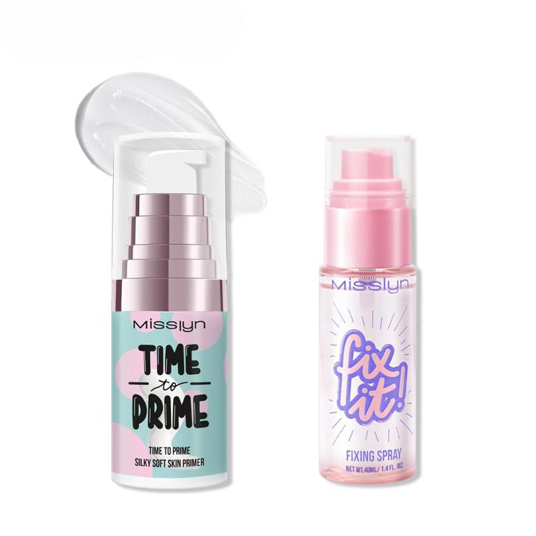 TIME TO PRIME SILKY SOFT SKIN PRIMER & FIX IT! FIXING SPRAY SET 