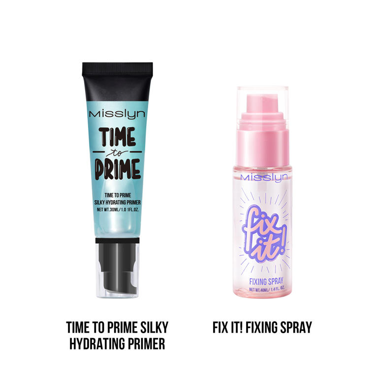 TIME TO PRIME SILKY HYDRATING PRIMER & FIX IT! FIXING SPRAY SET
