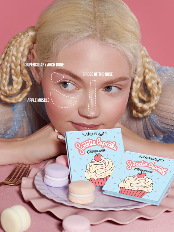 Sweetie Cupcake Trio Evidenziatore