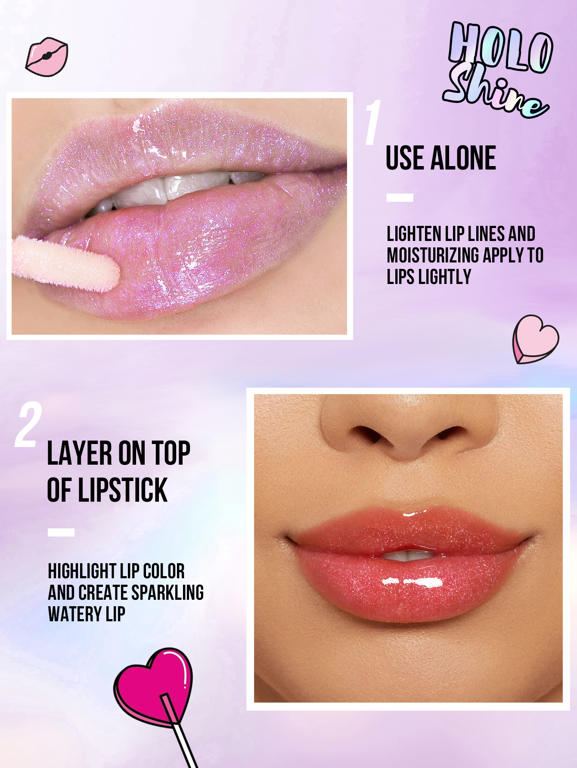 HOLO SHINE LIP CREAM  & TIRAMISU LATTE LIP BALM SET