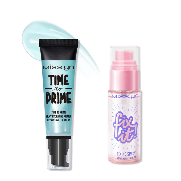 TIME TO PRIME SILKY HYDRATING PRIMER & FIX IT! FIXING SPRAY SET